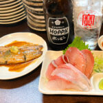 北千住「魚豊」お刺身&焼魚のちょい飲みセットが凄い！魚料理が美味しい立ち飲み居酒屋